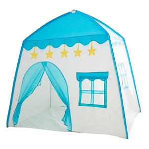 <span class=keywords><strong>Tente</strong></span> de jeu pour enfants en forme d'étoile, adorable, pour la maison et le jardin, <span class=keywords><strong>tente</strong></span> <span class=keywords><strong>tipi</strong></span> pour garçons et filles avec toit bleu et porte en tulle pour jouer à l'intérieur et à l'extérieur - Product Image 1