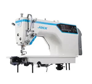 Hanya Menyimpan JACK A4F Baru Kecepatan Tinggi Flatbed Lockstitch Mesin Jahit Industri untuk Dijual