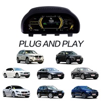 Para BMW F10 F15 F30 2009-2017, Panel de Instrumentos Digital LCD de 12.3 Pulgadas, Compatible con Múltiples Temas de Interfaz de Usuario y Colores Personalizables, Velocímetro