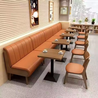Tables et chaises de restaurant en bois massif, restaurant de style occidental, cafétéria, bar, meubles de restaurant, meubles de café, sièges de stand