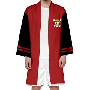 11 styles de t-shirts, capes, kimonos, haoris et yukatas de cosplay Luffy, Zoro, Law, style anime japonais long, unisexe - Product Image 3
