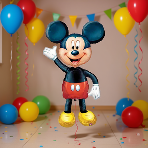 Ballon gonflable Mickey Mouse en feuille métallique 96x132cm pour décoration de fête - Product Image 2