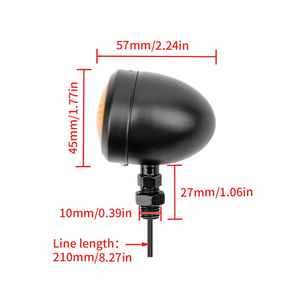 Modification du système d'éclairage de la moto <span class=keywords><strong>Clignotant</strong></span> auxiliaire pour moto Chopper <span class=keywords><strong>Bobber</strong></span> Cafe - Product Image 2