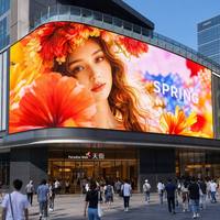 Pantalla LED de Aluminio Impermeable IP68 Personalizada, Pantalla de Video LED Fija para Exteriores, Ideal para Publicidad en Supermercados