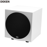 DEKEN SLIM DK10S II Caisson de basses actif 10 pouces HiFi Musique Son Surround Stéréo 250W Haut-parleur de basses Mini AV Home Cinéma Subwoofer