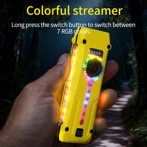 ไฟฉาย LED RGB ขนาด 10.7 ซม. ชาร์จไฟได้ พร้อมคลิปหนีบปากกา แม่เหล็ก ไฟแบน ใช้กลางแจ้ง - Product Image 2