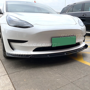 Car Front Bumper Lip Spoiler Diffuser Splitters Body Kit Aprons Cover Guard Trim for Tesla Model 3 2017-2022 - Product Image 6