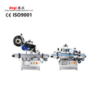 Étiqueteuse de table électrique professionnelle directe d'usine DY pour bouteilles boissons boîtes chimiques Cartons métal verre papier PLC