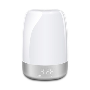 <b>Sleep</b> Simulation Sunrise Wake Up <b>Light</b> Alarm Clock USB LED Multicolored Night <b>Light</b> Silent Touch Control Bedside Lamp - Product Image 3