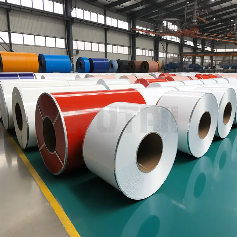 Prepainted GL Steel Coil / PPGL Coils/ Color Coated Galvanized Steel Coil In Low Price