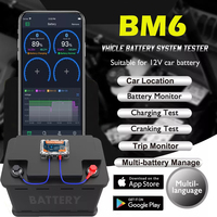 Nuevo BM6 Inalámbrico Bluetooth 4.0 12V OBDII, Aplicación de Verificación del Estado de la Batería del Automóvil, Monitor de Batería