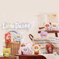100% authentique 8 pièces/boîte bébé trois nouveaux IP Kiki peluche Zoo série bébé 3 boîte aveugle vinyle visage peluche poupées beaux porte-clés jouets