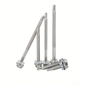 Tornillos Autoperforantes de Cabeza Hexagonal Exterior M5.5 con Revestimiento de Zinc de Fábrica Bibo Yaente - Fijaciones de Cola de Golondrina para Construcción Métrica - Product Image 2
