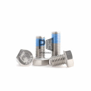 <span class=keywords><strong>Tornillos</strong></span> antisueltos personalizados Cabeza hexagonal de acero inoxidable 304 Parche de nailon <span class=keywords><strong>rojo</strong></span> <span class=keywords><strong>Tornillos</strong></span> antisueltos de 360 grados <span class=keywords><strong>Tornillos</strong></span> Nylock M6 M8 Pernos - Product Image 6