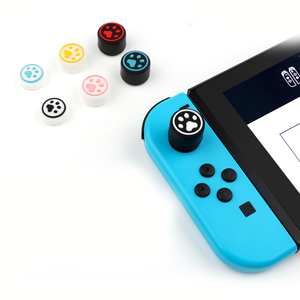 สีสัน 6 in 1 Cat Clawนิ้วหัวแม่มือจับสําหรับNintendo Switch/Lite/OLEDคอนโทรลเลอร์จอยสติ๊กโยกนิ้วหัวแม่มือฝาครอบGrip - Product Image 1
