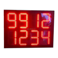 8 pollici 7 segmento Display Led segno di prezzo del Gas con Display a Led prezzo stazione di benzina