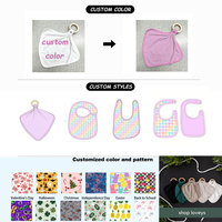 Kouzi Livraison Rapide, Vente en Gros de Bavoirs Bébé Personnalisés à Motifs Variés, Bavoirs Bandana Ajustables pour Bébé, Bavoirs Anti-Bave et Anti-Dentition