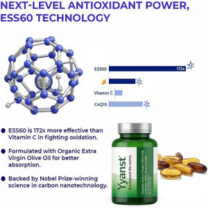 Huile d'olive extra vierge biologique de haute qualité, 100 % pure ESSS60, favorise le sommeil profond et améliore la concentration, en gélules. - Product Image 3