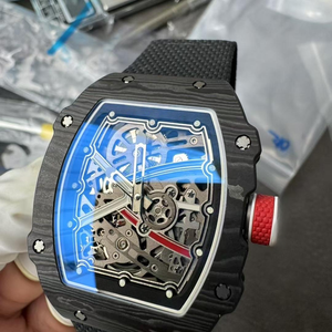 Montres de luxe pour hommes, <span class=keywords><strong>montre</strong></span> automatique mécanique RM 67-02 en matériau carbone, style extra plat, haute qualité, nouvelle collection - Product Image 3