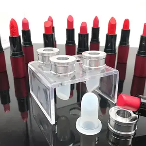 Stampo in Silicone rossetto etichetta privata all'ingrosso cosmetico Catrice gigante Silicone rossetto meccanismo viola bianco Renee Blister