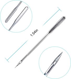 <span class=keywords><strong>Aiguille</strong></span> universelle pour machine à coudre compatible avec Singer, Brother, <span class=keywords><strong>Janome</strong></span>, Varmax Tailles HAX1 65/9, 75/11, 90/14, 100/16, 110/18 - Product Image 3