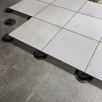 Sunsbuild Coussinets de support réglables de haute qualité pour pavage en gros Supports de dalle de pavage Base de piédestal de pavage à hauteur fixe