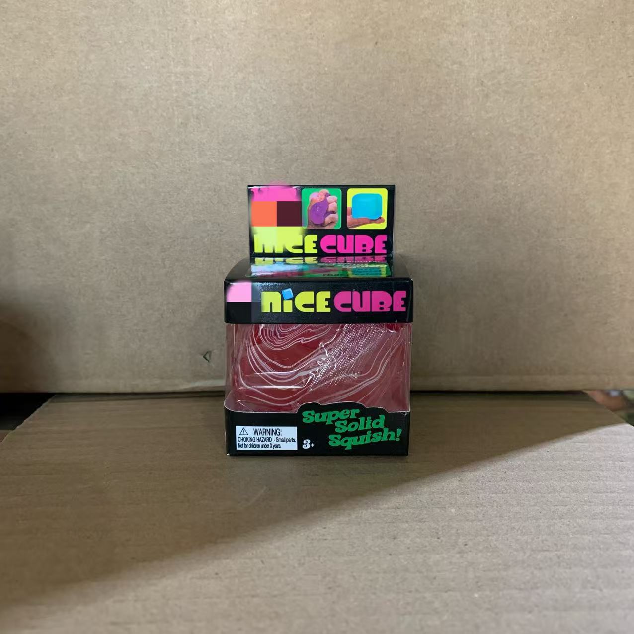 flow mark red[Malt sugar square squeezing toy]Bags