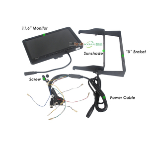 4CHs 11,6 pulgadas AHD vista trasera Quad coche <span class=keywords><strong>LCD</strong></span> Monitor camión <span class=keywords><strong>DVR</strong></span> pantalla electrónica Split Sareen - Product Image 6