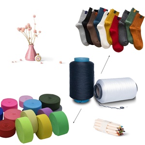 100% Duy Nhất Bao Phủ Đồ Lót <span class=keywords><strong>Spandex</strong></span> Sợi Vớ Áo Len Ribbon Đan Dệt Scy <span class=keywords><strong>Polyester</strong></span> Cho Vớ Nhà Máy Nhuộm Mô Hình - Product Image 4