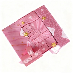 Calendario <span class=keywords><strong>de</strong></span> Adviento Navideño <span class=keywords><strong>de</strong></span> 24 Días, Caja <span class=keywords><strong>de</strong></span> Regalo con Imán, Papel <span class=keywords><strong>de</strong></span> Embalaje para Regalos - Product Image 5