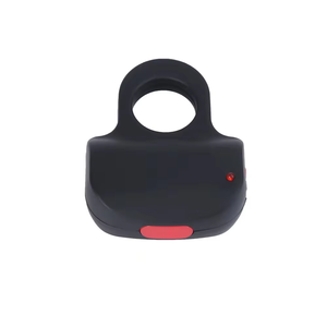 ไฟฉาย LED แบบพกพา ชาร์จผ่าน USB ตัวเครื่องพลาสติก ปุ่มกดเปิด-ปิด สีดำ แต่งด้วยสีแดง - Product Image 5