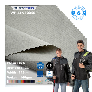 Muestra gratis de nailon 88% 12% Spandex chaqueta de escalada al aire libre tela Ripstop tela elástica de Spandex de 4 vías - Product Image 1