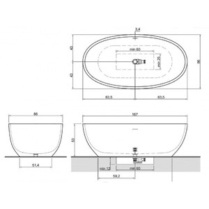 Antonio lupi phản xạ colowood bồn tắm cao cấp bồn Bộ sưu tập - Product Image 3