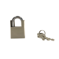 Cadenas à anse entièrement protégée de 50 mm, cadenas en acier haute sécurité antirouille pour portail, entrepôt, unité de stockage