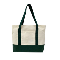 Sac fourre-tout en toile imperméable de style designer avec accent de fermeture éclair pour femmes élégantes et branchées