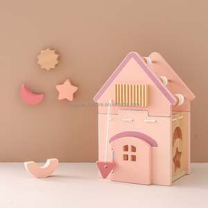 Asweets hot Nouveau design en bois occupé <span class=keywords><strong>maison</strong></span> jouet forme caognitive perles montessori sensoriel mini jouets jeu éducatif pour les enfants - Product Image 6