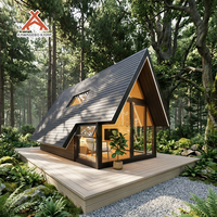 Kawagebo Kamp (KK) S190 19 ㎡   Maison modulaire préfabriquée en structure légère en acier, type A-Frame, villa préfabriquée de luxe, petite maison triangulaire
