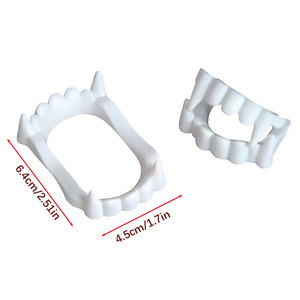 <span class=keywords><strong>Dents</strong></span> de <span class=keywords><strong>vampire</strong></span> en plastique, fausses <span class=keywords><strong>dents</strong></span>, prothèses dentaires qui brillent dans le noir, accessoire de cosplay pour Halloween, jouet de farce pour le poisson d'avril, fournitures pour fêtes - Product Image 3