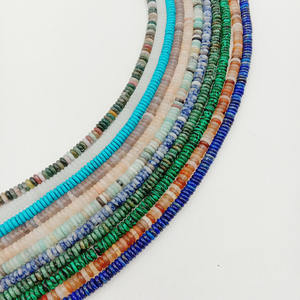 39 cm ,2x6mm septum perles Agate Pierres Précieuses Naturelles, Pierres Précieuses précieuses calibrées - Product Image 3