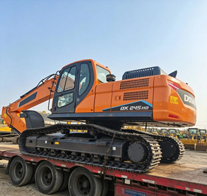 รถขุดตีนตะขาบ Doosan DX245HD สีเหลือง อุปกรณ์ก่อสร้างไฮดรอลิกสำหรับงานหนัก - Product Image 6