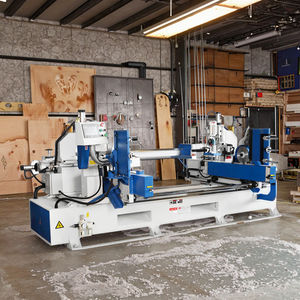 Automatique 45 °   Scie à double extrémité avec course réglable pour cadres de meubles, pieds de table et de chaise, cadres de portes et de fenêtres - Product Image 2