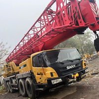 Grue mobile d'occasion Zoomlion 25 tonnes, flèche télescopique, modèle 2020, hauteur de levage 42m, moteur Weichai, équipement de levage chinois