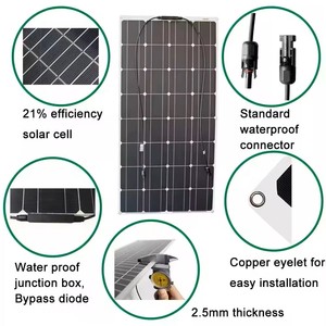 Pannelli Solari Flessibili JCNS <span class=keywords><strong>12V</strong></span> 200W 300W 600W 500W 400W per Campeggio, Auto e Tetti di Barche a Prezzo all'Ingrosso - Product Image 4