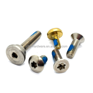 Thép không gỉ 304 316 Allen Micro nylock vít Vòng rãnh đầu máy chủ đề màu xanh Nylon vá vít Fastener nhà sản xuất - Product Image 4