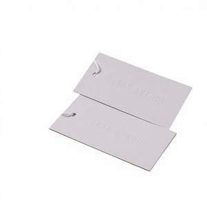Luxury Custom Paper Greeting Cards & Printed Thank You Hang Tags Offset Printed Clothing <b>Labels</b> for Boutique & & Gift <b>Packaging</b> - Product Image 4