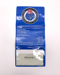 Üç katlı PVC kart tutucu çok cepler kredi kart tutucu tanıtım kartı cep - Product Image 5