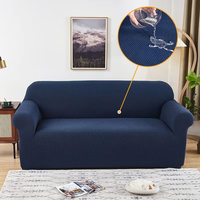 Housses de Canapé Extensibles pour Salon, Fauteuil et Canapé Modulable, Décoration d'Intérieur, Housse Élastique 1/2/3/4 Places