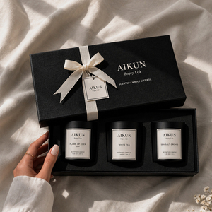 Ensemble de bougies aromatiques et diffuseur d'arômes en cire de soja longue durée AIKUN pour la chambre, le salon et le spa - Product Image 2