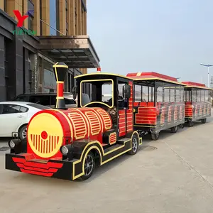 High Quality Yueton Diesel Engine Tourist Trackless Train