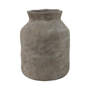 Vaso cilindrico arrotondato in terracotta per latte, vaso da fiori per soggiorno, camera da letto, ufficio, decorazione da tavolo - Product Image 4